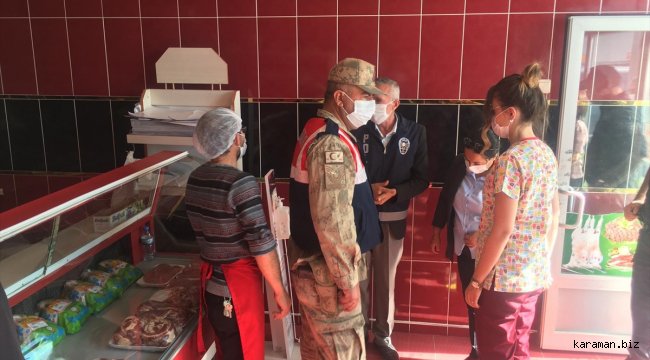 Ulaş'ta Kovid-19 kapsamında denetim yapıldı