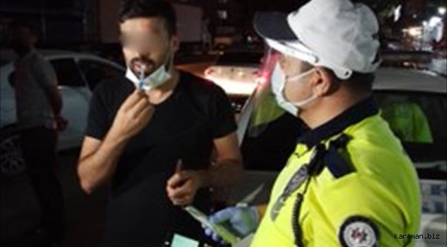 Alkollü sürücülere yönelik denetimde 1394 kişinin ehliyeti geçici olarak geri alındı