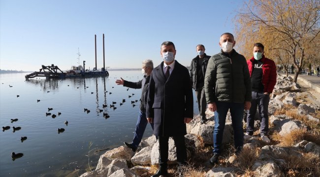 Belediye Başkanı Şimşek, GÖL-DER Başkanı Demirci ile bir araya geldi