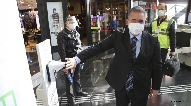 Çankaya'da Kovid-19 tedbirleri denetlendi