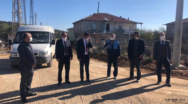Hüyük'te kaymakam ve belediye başkanının mahalle ziyaretleri