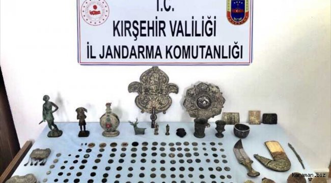 Kırşehir'de 158 parça tarihi eser ele geçirildi