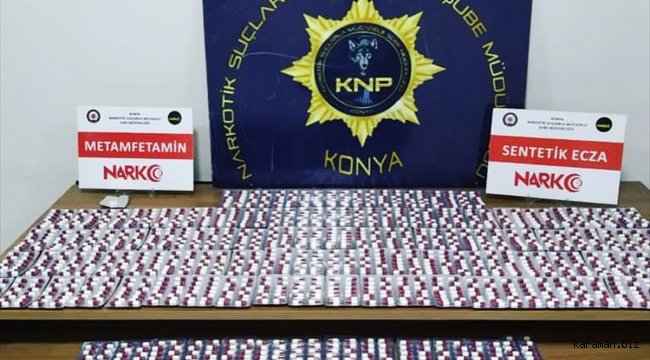 Konya'da uyuşturucu operasyonunda 11 zanlı yakalandı