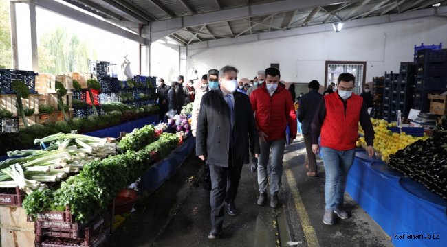 Melikgazi'de Kovid-19 tedbirleri denetlendi