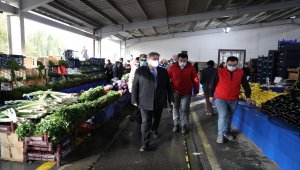 Melikgazi'de Kovid-19 tedbirleri denetlendi