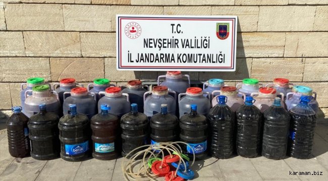 Nevşehir'de sahte içki operasyonu