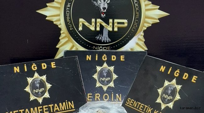 Niğde'de uyuşturucu operasyonları: 5 gözaltı