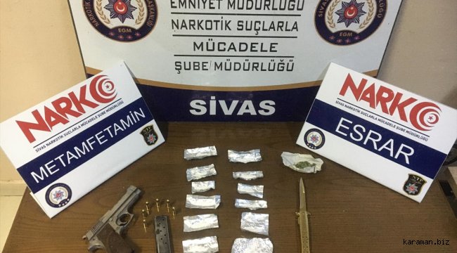 Sivas'ta uyuşturucuyla mücadele