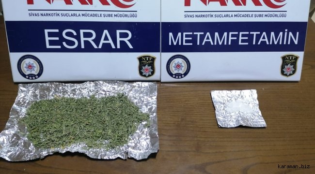 Sivas'ta uyuşturucuyla mücadele