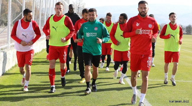 Sivasspor'da Fatih Karagümrük maçı hazırlıkları