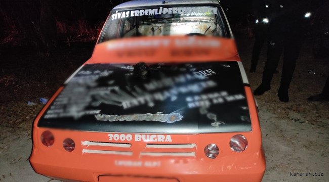 Konya'da sokağa çıkma kısıtlamasında otomobil yarışı için buluştukları öne sürülen 63 kişiye 198 bin lira ceza