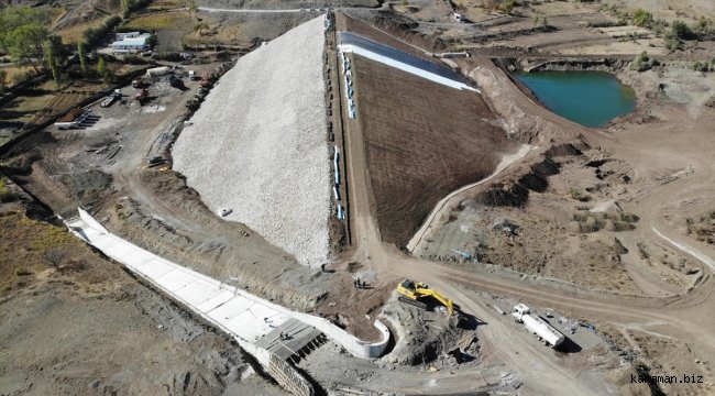 Sorgun Erkekli Barajı'nda sona yaklaşılıyor