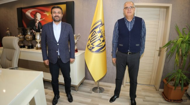Türkiye Voleybol Federasyonu Başkanı Üstündağ, MKE Ankaragücü Kulübünü ziyaret etti