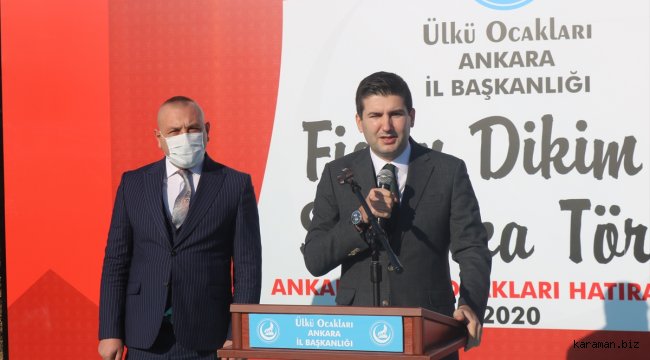 Ülkü Ocaklarından fidan dikim seferberliği