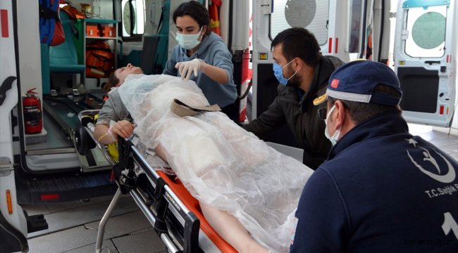Aksaray'da tüfeğini temizleyenen kişinin kazara karısını vurduğu iddiası