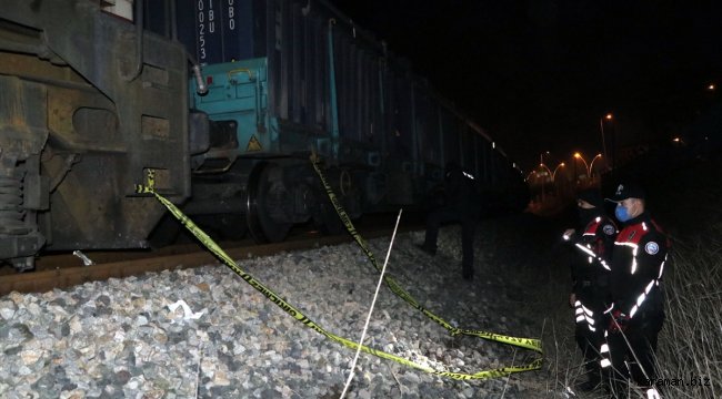 Çankırı'da yük treninin çarptığı kişi ağır yaralandı