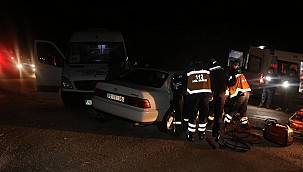 İkinci organize yolunda trafik kazası: yaralılar var