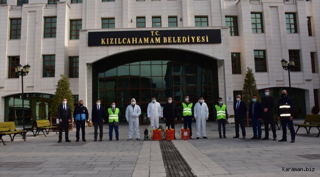 Kızılcahamam'da koronavirüsle etkin mücadele