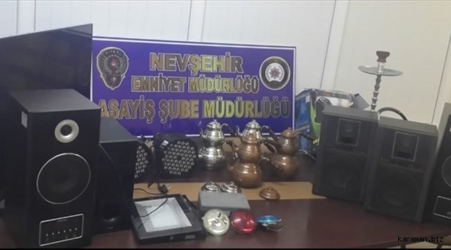 Nevşehir'de hırsızlık şüphelisi 2 kişi tutuklandı