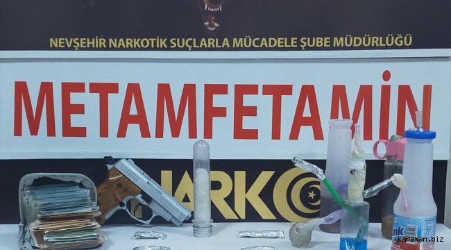 Nevşehir'de uyuşturucu operasyonunda 2 zanlı tutuklandı