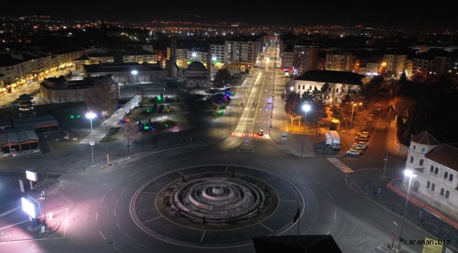 Sivas'ta sokağa çıkma kısıtlaması nedeniyle cadde ve sokaklarda sessizlik hakim