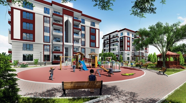 Akıncı Park Toplu Konut Yapı Kooperatifi'nde kuralar çekildi