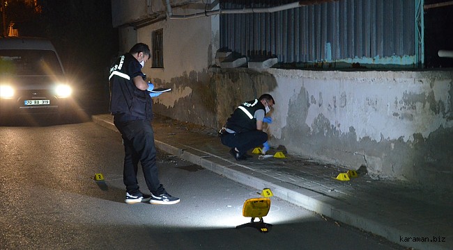 Karaman'da gecenin sessizliğini silah sesi bozdu. Tartıştığı arkadaşının üzerine 6 el ateş edip yaraladı