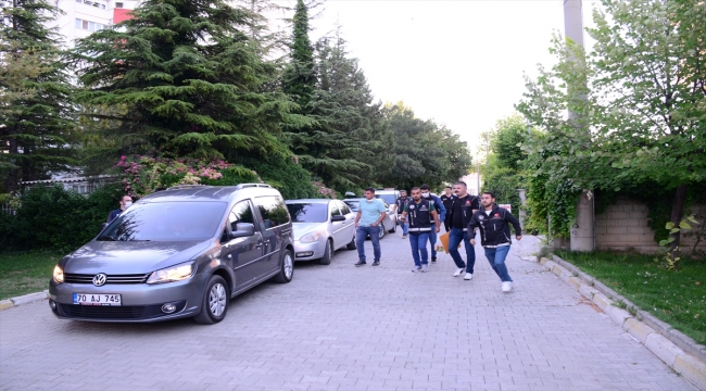 Karaman'da uyuşturucu operasyonunda 20 şüpheli gözaltına alındı