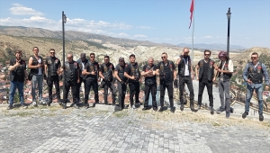 Power Riders Motosiklet Kulübü üyeleri Beypazarı'na geldi