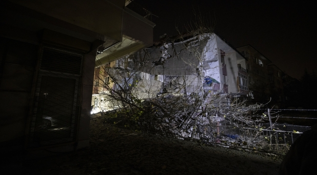 Ankara'da bir binada patlama meydana geldi