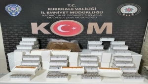Kırıkkale'de 26 bin 840 makaron ve 6,5 kilogram kaçak tütün ele geçirildi