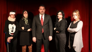 Pursaklar'da kadına yönelik şiddete karşı video klip çekildi