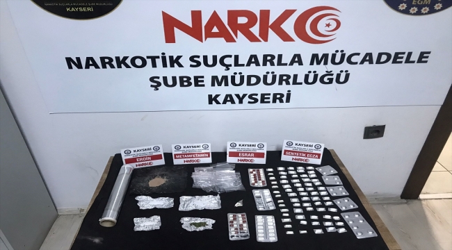 Kayseri'de uyuşturucu operasyonunda 9 şüpheli yakalandı