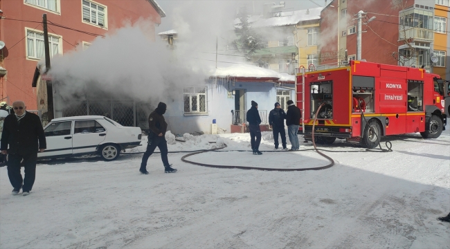 Seydişehir'de ev yangını