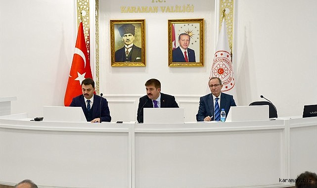 Mahalle Muhtarları Toplantısı Vali H. Engin Sarıibrahim Başkanlığında Yapıldı