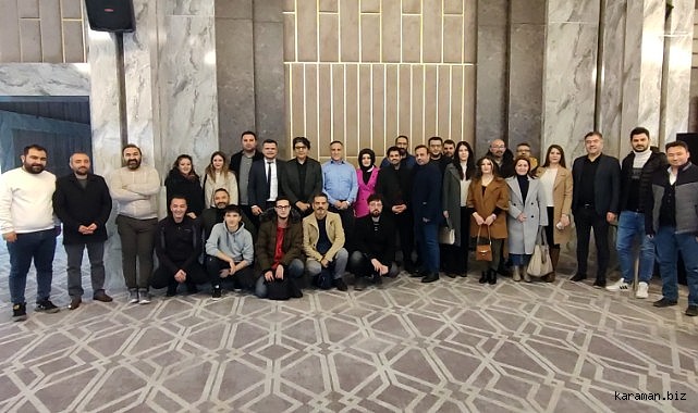 Karaman’daki gazeteciler kahvaltıda buluştu
