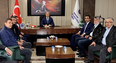BAŞKAN SAVAŞ KALAYCI SMMMO'YU ZİYARET ETTİ