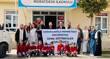 KMÜ ÖĞRENCİLERİNDEN KÖY OKULUNA BAĞIŞ