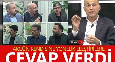 MEVLÜT AKGÜN GÜNDEM TAKİP PROGRAMINDA GAZETECİLERİN SORULARI CEVAPLADI