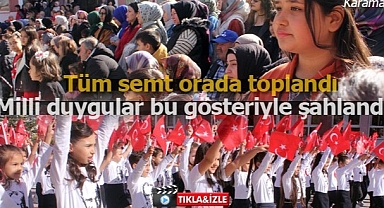 Vali Ali Akan İlkokulu Cumhuriyet Bayramı etkinlikler tam not aldı