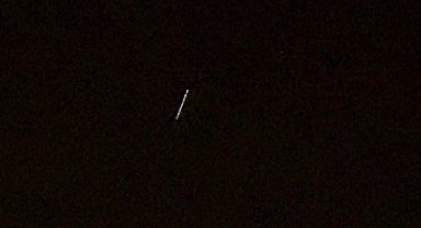 Bitlis semalarında Starlink uyduları görüntülendi