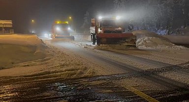 Bolu Dağı'nda yağışın etkisi azaldı