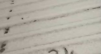 Diyarbakır'ın yüksek kesimlerine kar yağdı