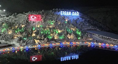 Ergan Dağı Kayak Merkezinde sezon açıldı