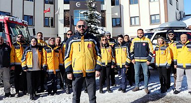 Erzurum 112 Acil Sağlık ekipleri kışa hazır