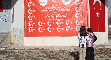 Hakkari'de Şehit Bebek ve Çocuk Oyuncak Kütüphanesi açıldı