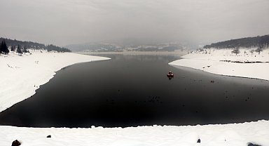 Kar erimeye başladı, Gölköy'de su seviyesi arttı