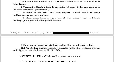 Martı TAG: Üst mahkeme Martı lehine karar verdi