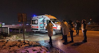 Minibüsün çarptığı yaya öldü
