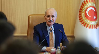 TBMM Başkanı Kurtulmuş, Bakan Göktaş ve çocukları kabul etti